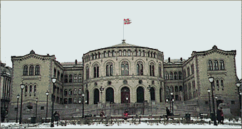 Norwegian parliament building