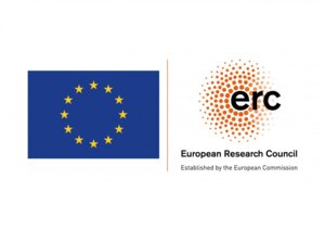 Flag of the EU and ERC logo