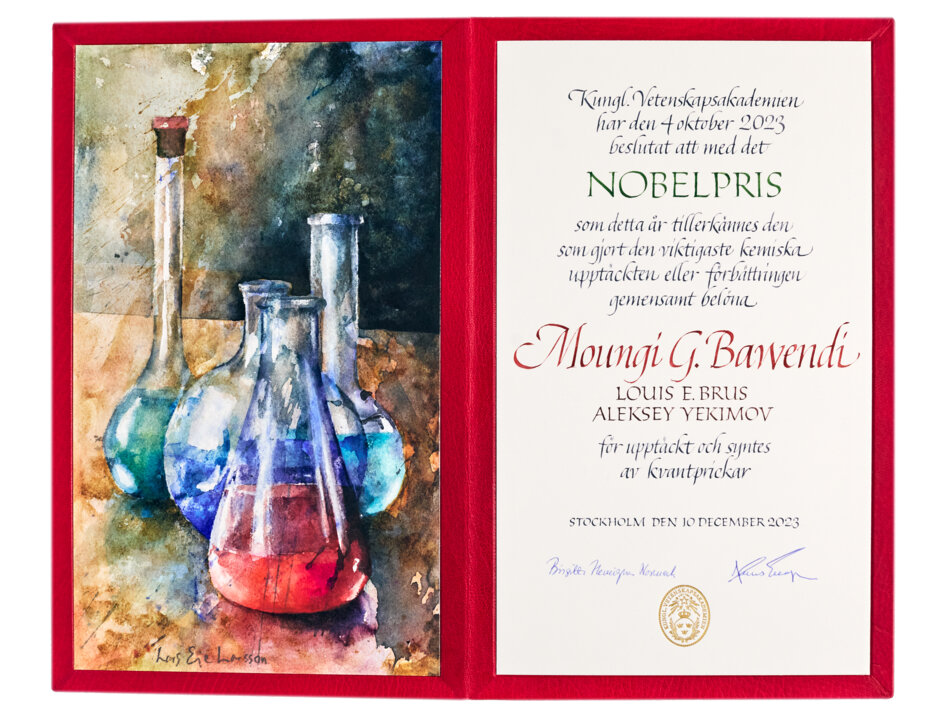 Moungi G. Bawendi - Nobel Prize diploma