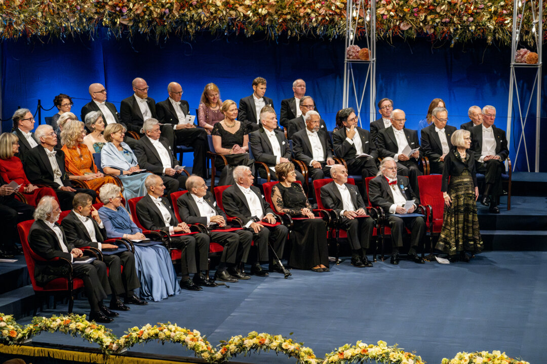 The 2023 laureates assembled on stage