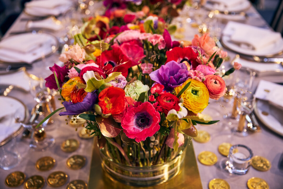 Flower decoration at the Nobel Prize banquet