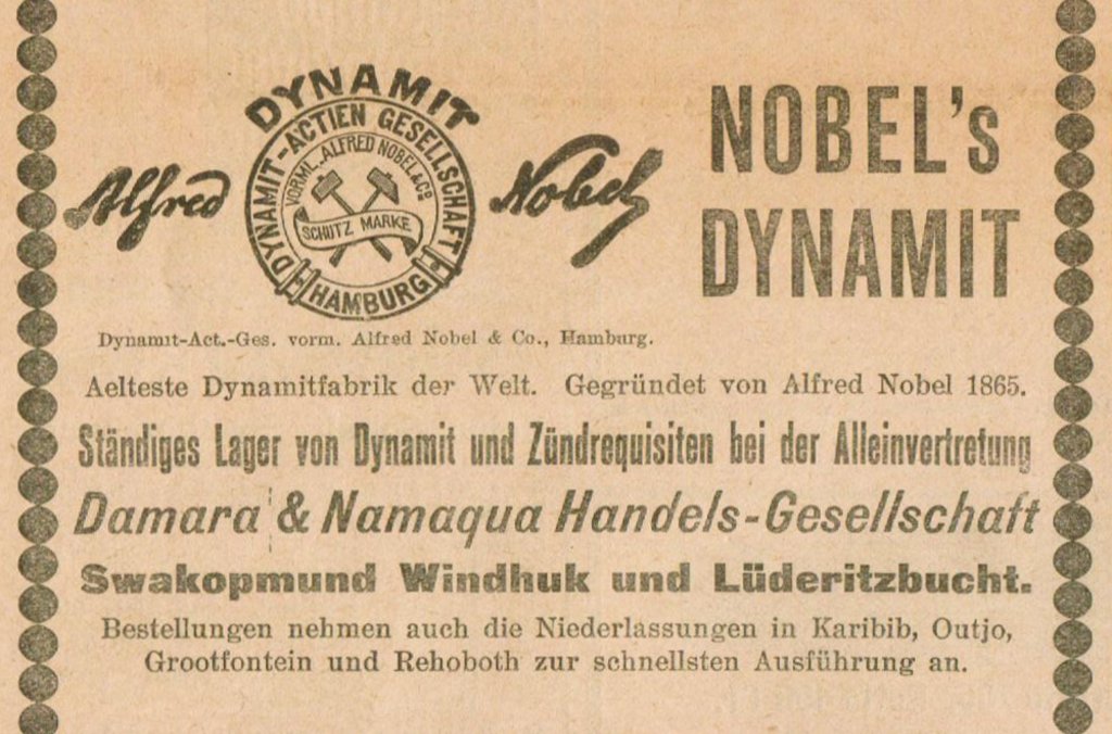 Nobels Dynamite 10 Nov 1906