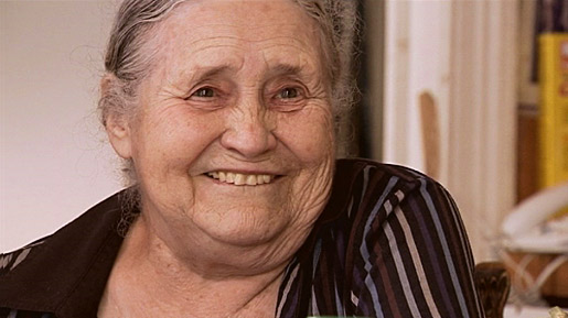 Doris Lessing during an interview with Nobelprize.org.