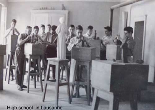 1960, Science high school in Lausanne