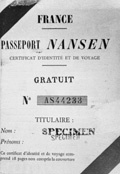 A Nansen Passport.