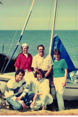 Strickland family sailing